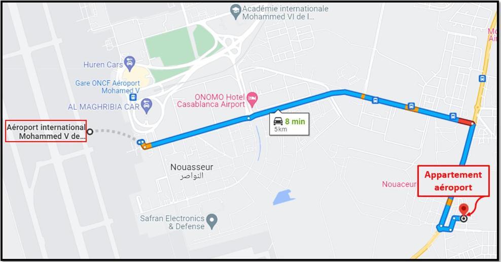 Appartement Aeroport Casablanca Nouaceur Luaran gambar
